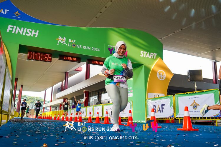 Race photo from BAF LIONS RUN 2024