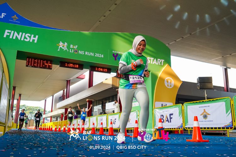 Race photo from BAF LIONS RUN 2024