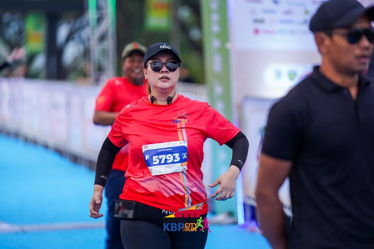 Race photo from CISANGKAN KBP CITY RUN 2025