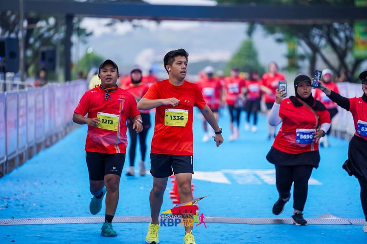 Race photo from CISANGKAN KBP CITY RUN 2025