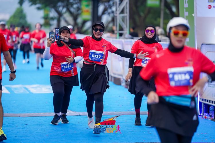 Race photo from CISANGKAN KBP CITY RUN 2025
