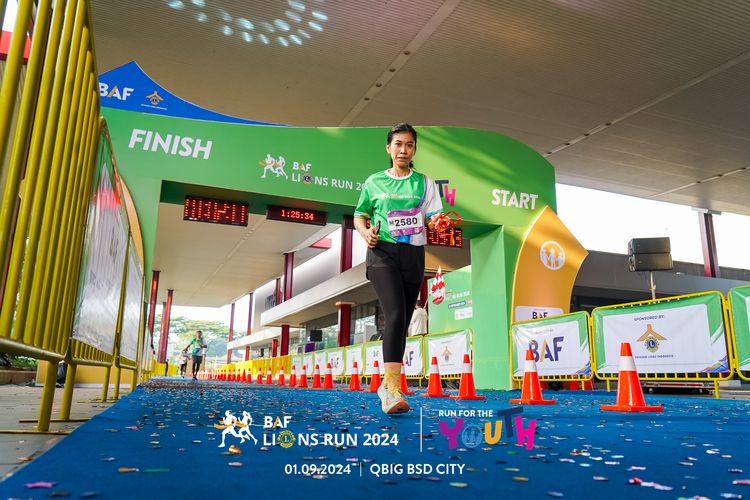 Race photo from BAF LIONS RUN 2024