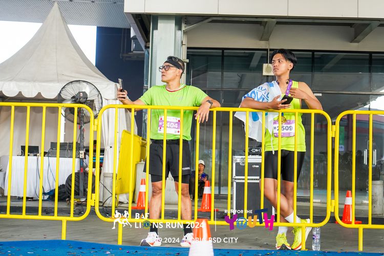 Race photo from BAF LIONS RUN 2024