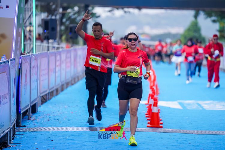 Race photo from CISANGKAN KBP CITY RUN 2025