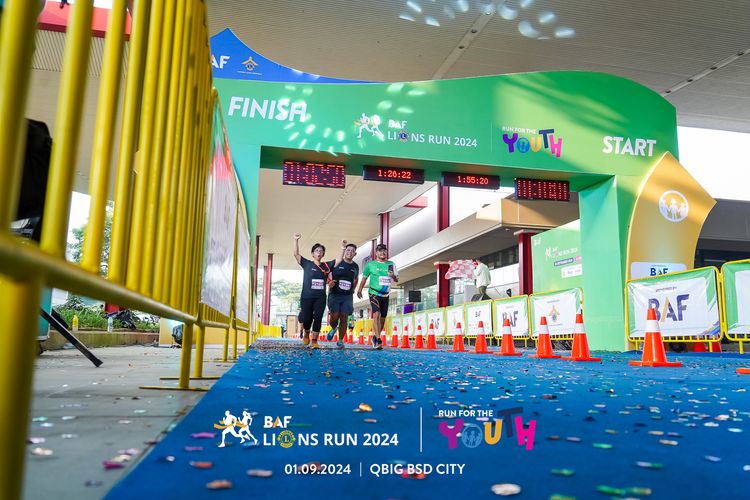 Race photo from BAF LIONS RUN 2024