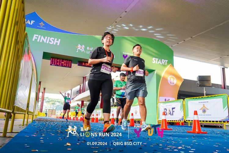 Race photo from BAF LIONS RUN 2024