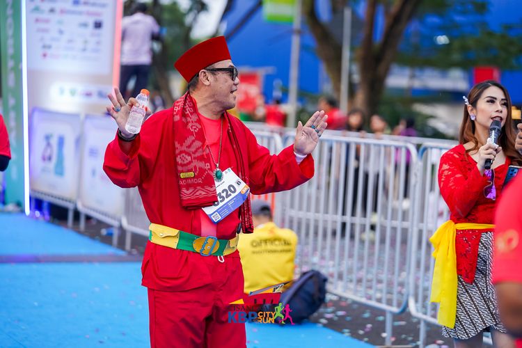 Race photo from CISANGKAN KBP CITY RUN 2025