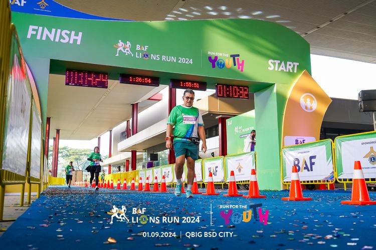 Race photo from BAF LIONS RUN 2024