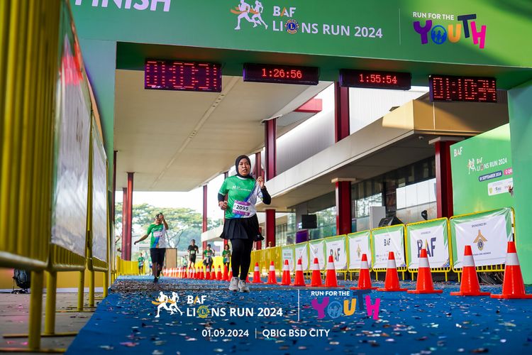 Race photo from BAF LIONS RUN 2024