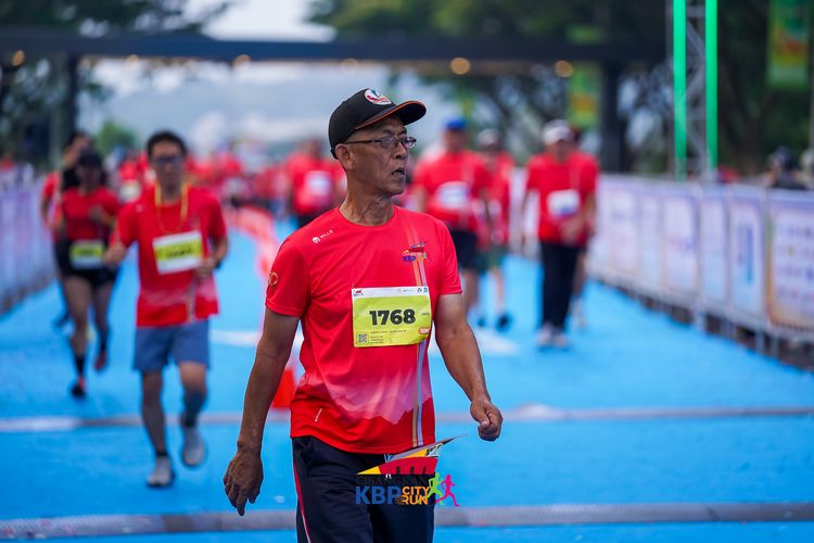 Race photo from CISANGKAN KBP CITY RUN 2025
