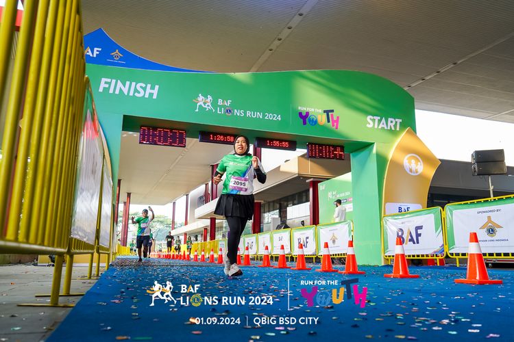 Race photo from BAF LIONS RUN 2024