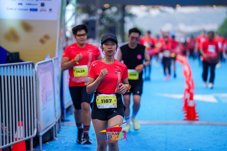 Race photo from CISANGKAN KBP CITY RUN 2025