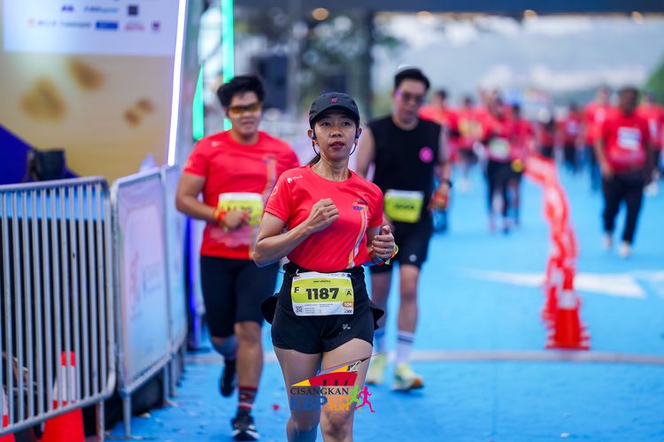 Race photo from CISANGKAN KBP CITY RUN 2025