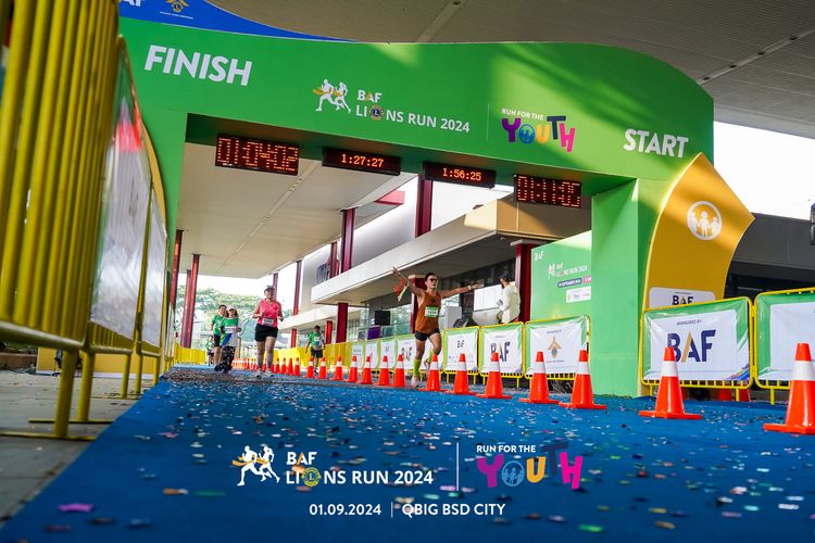 Race photo from BAF LIONS RUN 2024