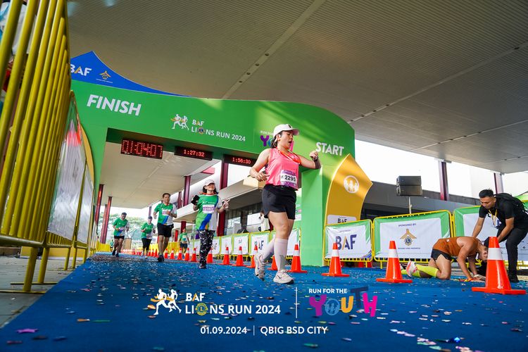 Race photo from BAF LIONS RUN 2024