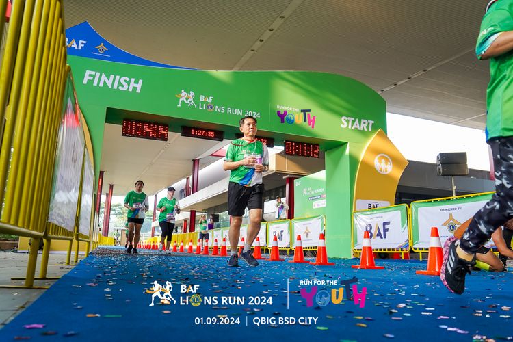 Race photo from BAF LIONS RUN 2024