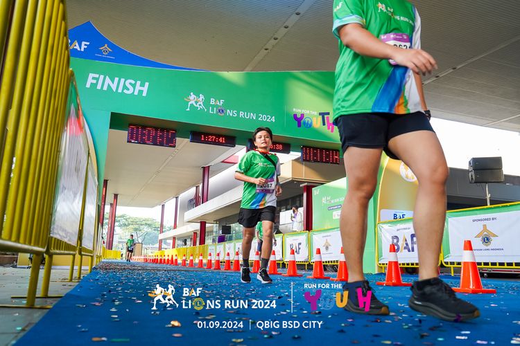 Race photo from BAF LIONS RUN 2024