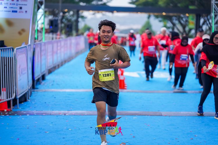 Race photo from CISANGKAN KBP CITY RUN 2025