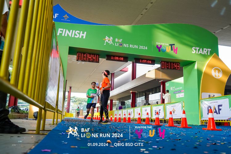 Race photo from BAF LIONS RUN 2024