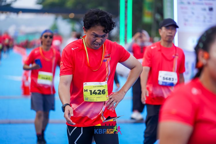 Race photo from CISANGKAN KBP CITY RUN 2025