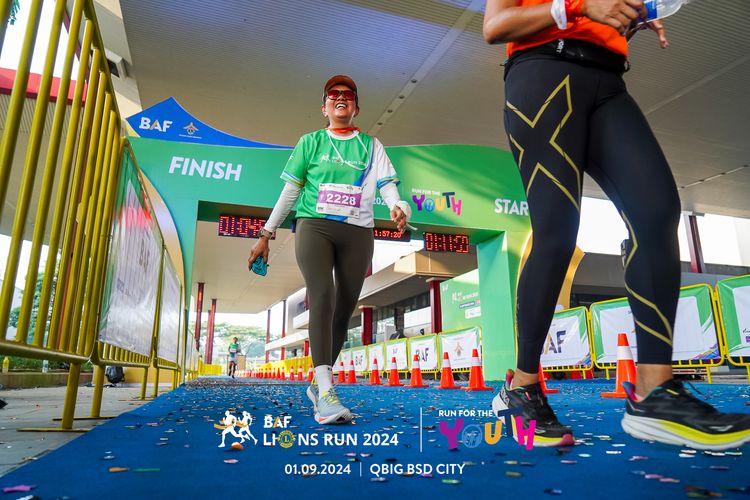 Race photo from BAF LIONS RUN 2024