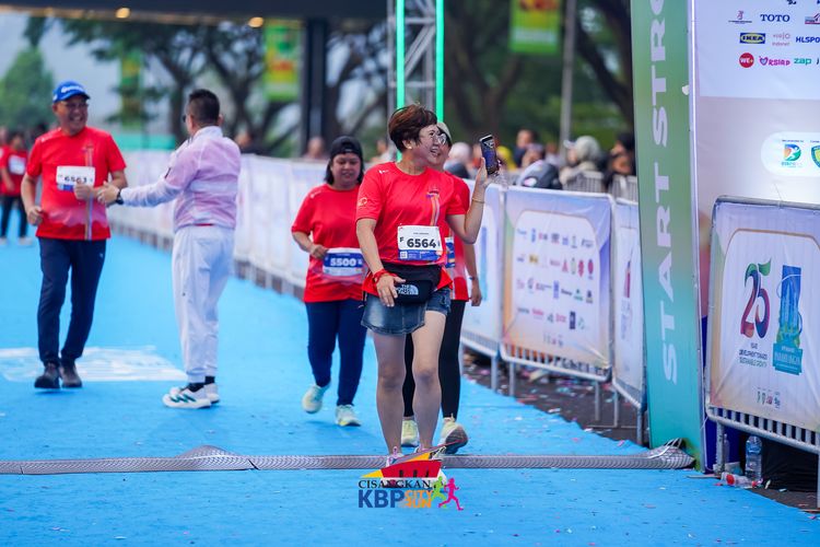 Race photo from CISANGKAN KBP CITY RUN 2025