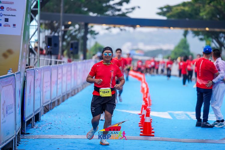 Race photo from CISANGKAN KBP CITY RUN 2025
