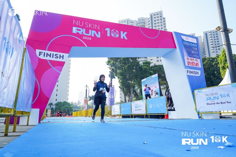 Race photo from Nu Skin Run 10K