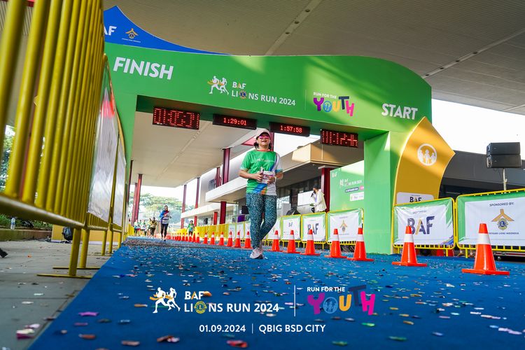 Race photo from BAF LIONS RUN 2024