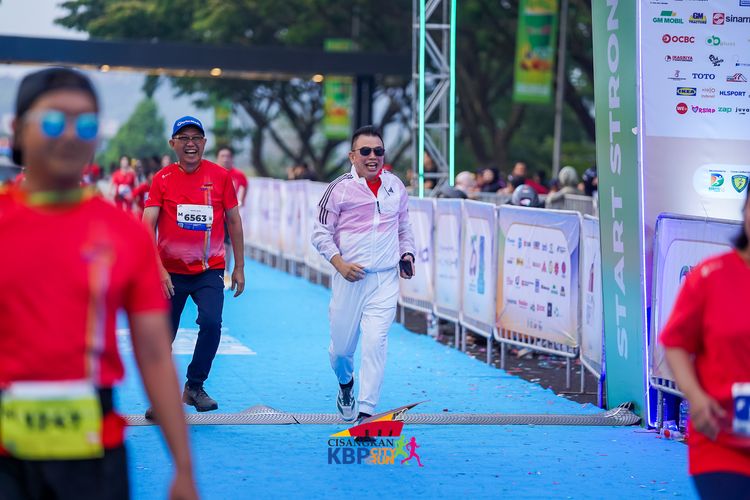 Race photo from CISANGKAN KBP CITY RUN 2025