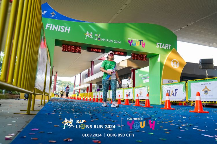 Race photo from BAF LIONS RUN 2024