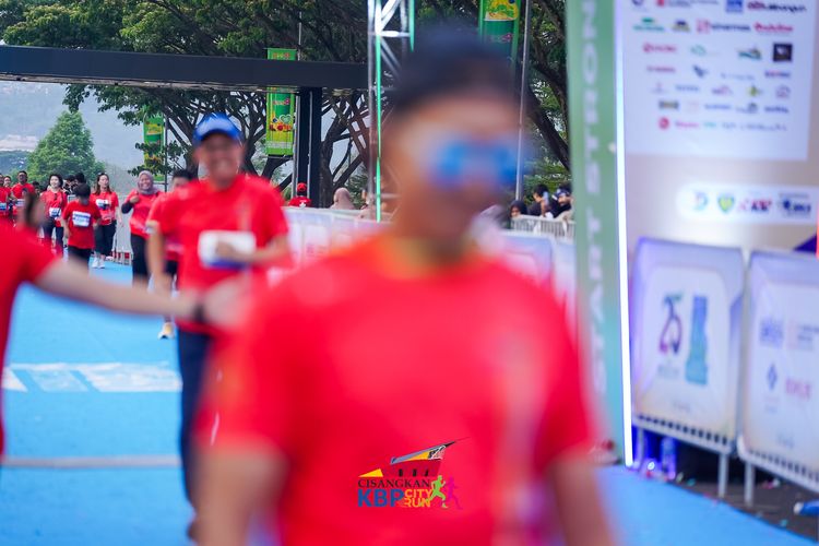 Race photo from CISANGKAN KBP CITY RUN 2025