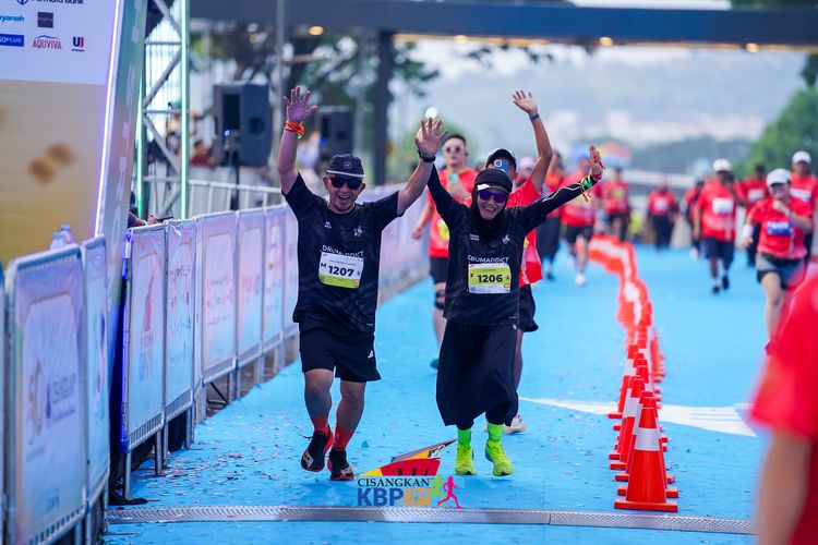 Race photo from CISANGKAN KBP CITY RUN 2025