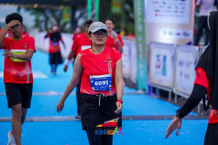 Race photo from CISANGKAN KBP CITY RUN 2025