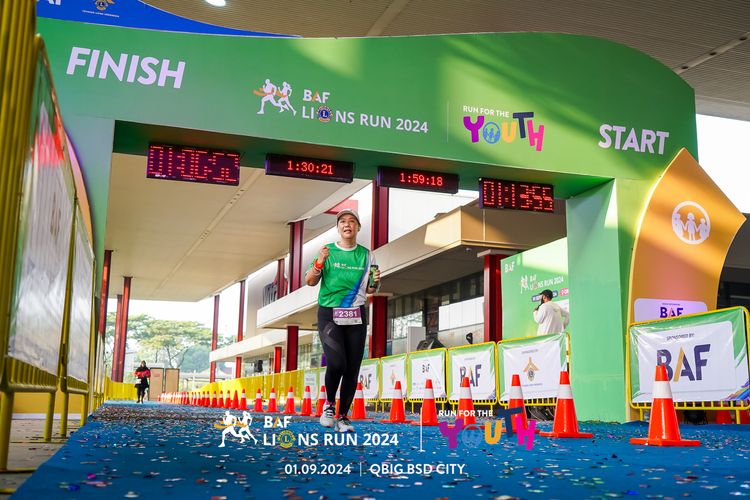 Race photo from BAF LIONS RUN 2024