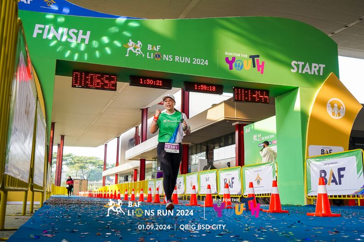 Race photo from BAF LIONS RUN 2024