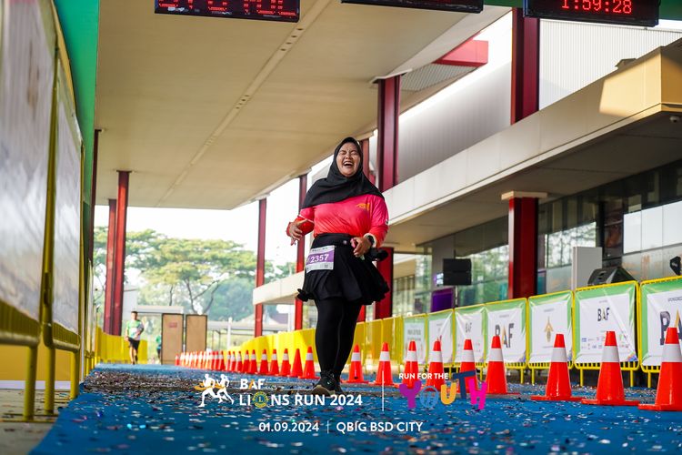 Race photo from BAF LIONS RUN 2024