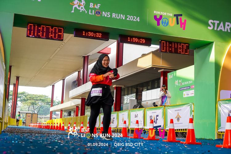 Race photo from BAF LIONS RUN 2024
