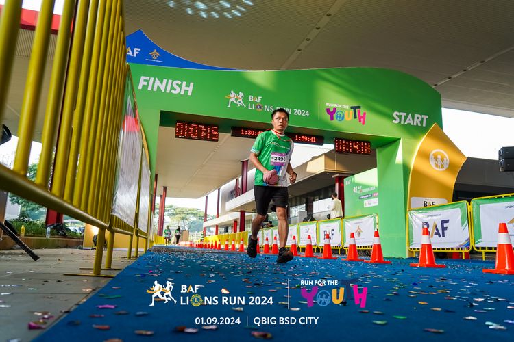 Race photo from BAF LIONS RUN 2024