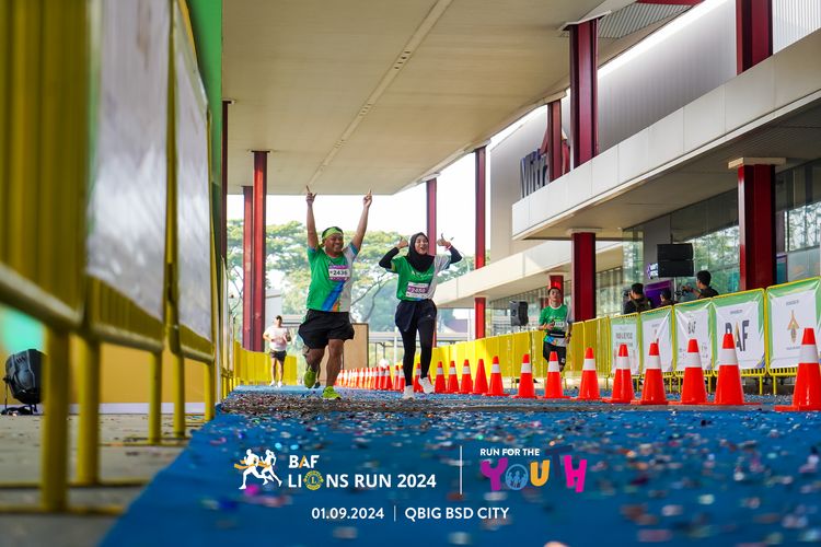 Race photo from BAF LIONS RUN 2024