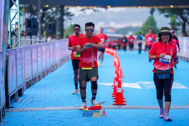 Race photo from CISANGKAN KBP CITY RUN 2025