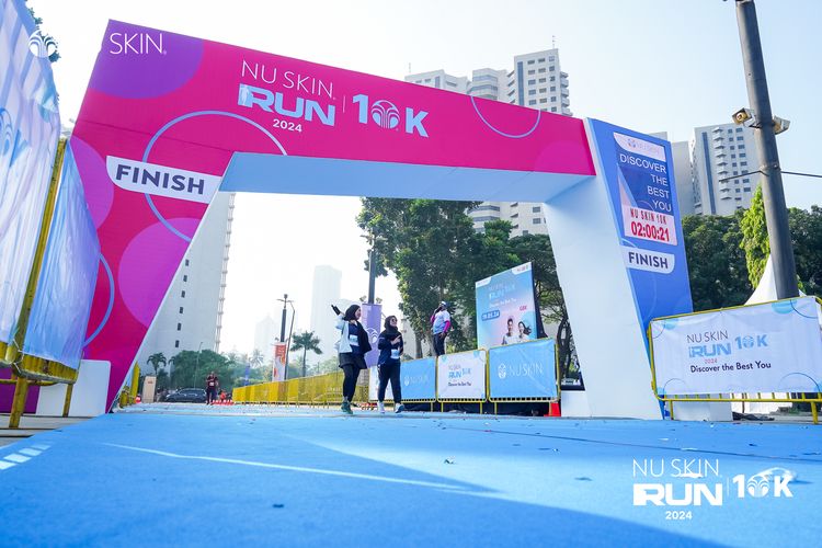 Race photo from Nu Skin Run 10K