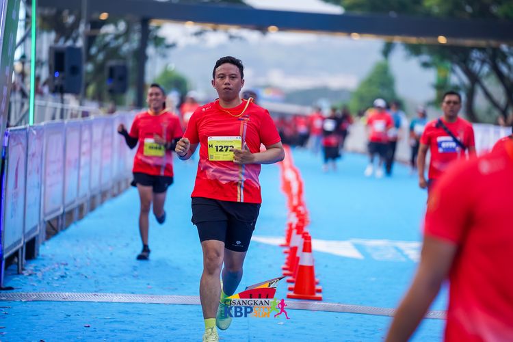 Race photo from CISANGKAN KBP CITY RUN 2025