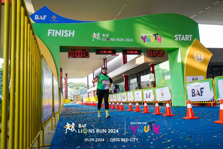 Race photo from BAF LIONS RUN 2024