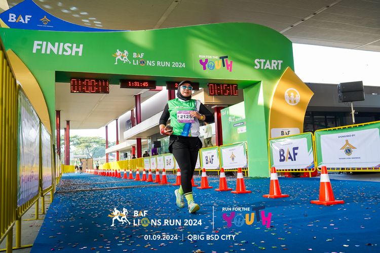 Race photo from BAF LIONS RUN 2024
