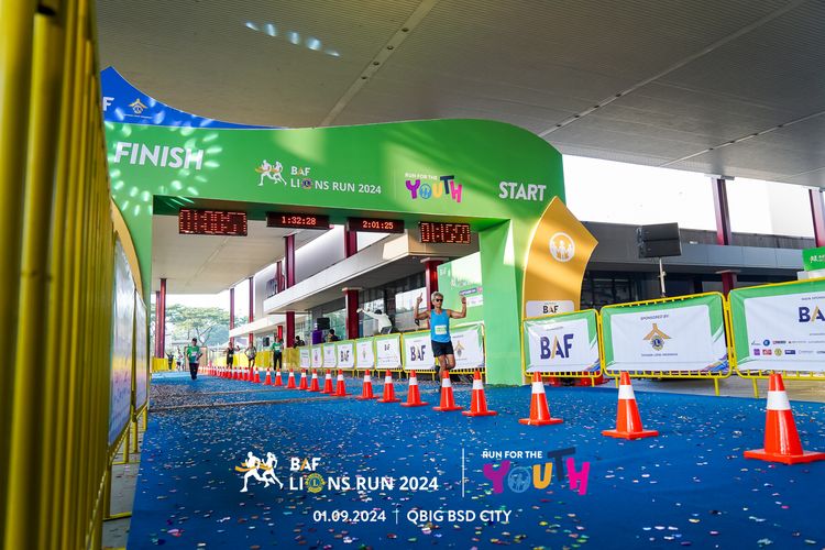 Race photo from BAF LIONS RUN 2024