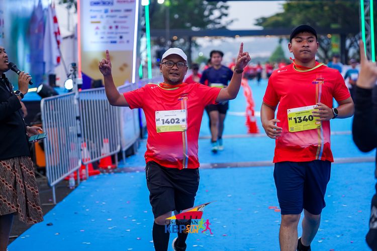 Race photo from CISANGKAN KBP CITY RUN 2025