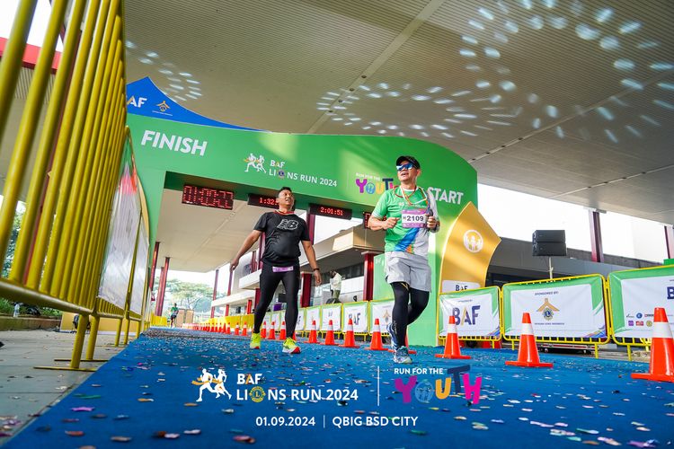 Race photo from BAF LIONS RUN 2024