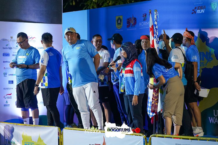 Race photo from Taman Budaya x BOGORUN 2025