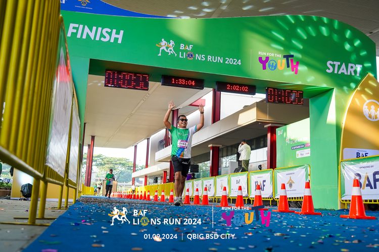 Race photo from BAF LIONS RUN 2024